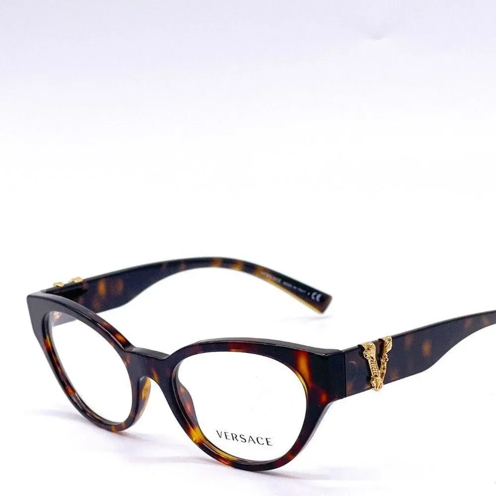 Sale! Versace Havana Cat Eye Women's Eyeglasses